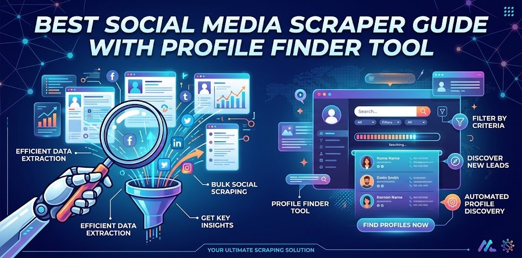 Best Social Media Scraper Guide with Profile Finder Tool