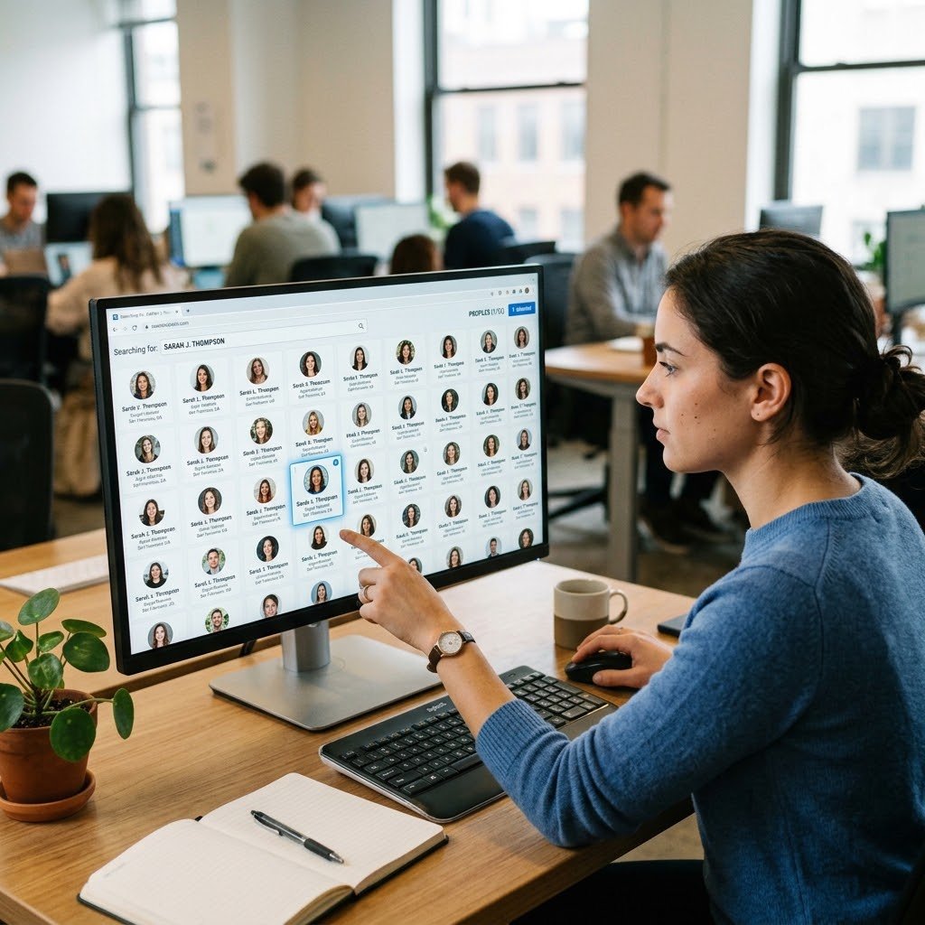 Finding the Real Profile in a Sea of Similar Names