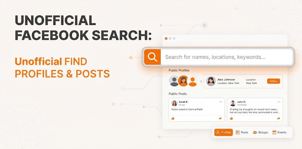 Unofficial Facebook Search